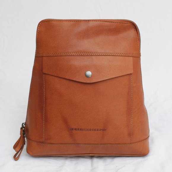 spikes and sparrow leather backpack